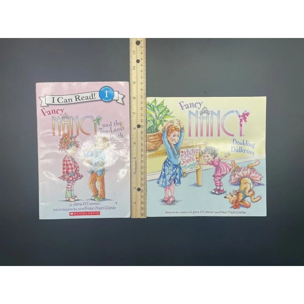 Fancy Nancy Books Lot of 4 Children’s Girls Jane O’Conner Hardback Paperback - Picture 10 of 10